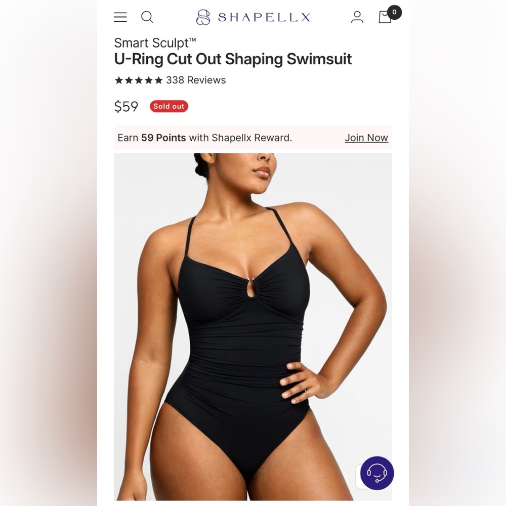 Shapellx Shape wear swimsuit size XL